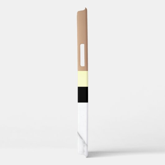 Elegant monogram goud & roos goudmarmer Case-Mate iPhone case (Achterkant / Rechts)