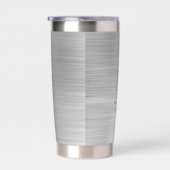 Elegant Monogram Gray Geïsoleerde Drinkbeker (Rechts)