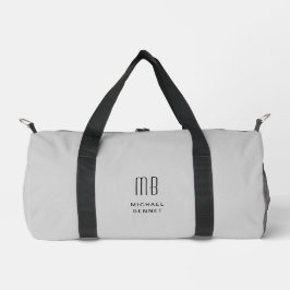 Elegant Monogram Gray Plunjezak