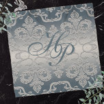 Elegant Monogram Grijs Taupe Royal Damask Sjaal<br><div class="desc">Elegant grijs en taupe Damaskpatroon met lichte schaduw. De arcering is een gesimuleerd effect. Personaliseer dit ontwerp door jouw naam,  initialen,  herdenkingsdatum,  monogram of afbeelding toe te voegen. RemiDeVan© Hoge Kwaliteit afdrukken. remidevandesigns@gmail.com voor maatwerk ondersteuning.</div>
