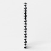 Elegant monogram houndstooth patroon iPhone 7 hoes (Achterkant/links)