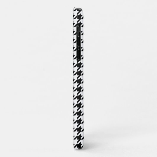 Elegant monogram houndstooth patroon iPhone 7 hoes (Achterkant/links)