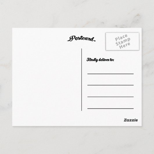 Elegant monogram | Huwelijk Dank u Briefkaart (Achterkant)