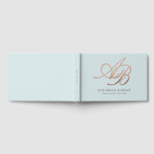 Elegant, Monogram, Huwelijk Gastenboek (Volledig)