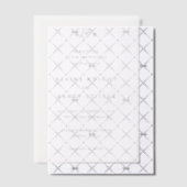 Elegant Monogram Huwelijk Vellum Uitnodigingen (Offset (Uitnodiging))