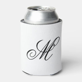 Elegant Monogram Initiaal Blikjeskoeler