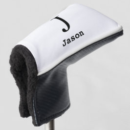 Elegant Monogram Initiaal Naam Gepersonaliseerd Wi Golfheadcover