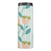 Elegant monogram initiaal Overeenkomende kleuren b Thermosbeker (Achterkant)