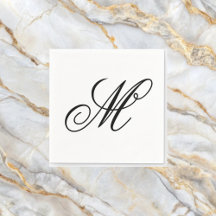 Elegant Monogram Initiaal
