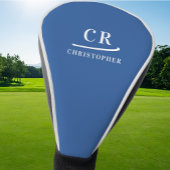 Elegant Monogram Initialen Naam Gepersonaliseerd B Golfheadcover