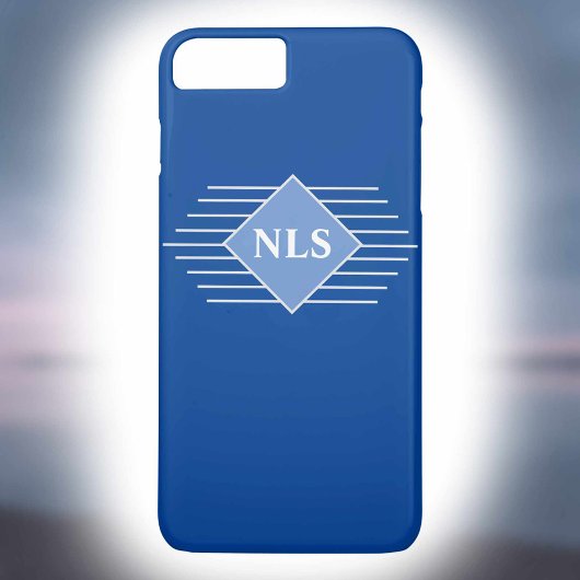 Elegant Monogram Initialen op een smart Case-Mate iPhone Case