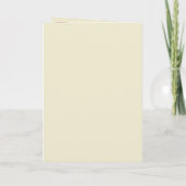 Elegant Monogram Ivoorkleurig Beige Trouwceremonie Programma (Achterkant)
