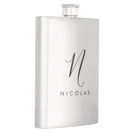 Elegant monogram klassieke kolf flacon (Rechts)