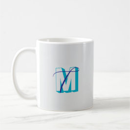 Elegant Monogram Koffiemok