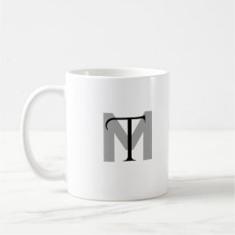 Elegant Monogram Koffiemok