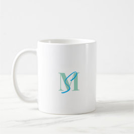 Elegant Monogram Koffiemok