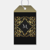 Elegant Monogram Label Cadeaulabel (Voorkant)