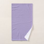 Elegant monogram lavendel bad handdoek (Handdoek)