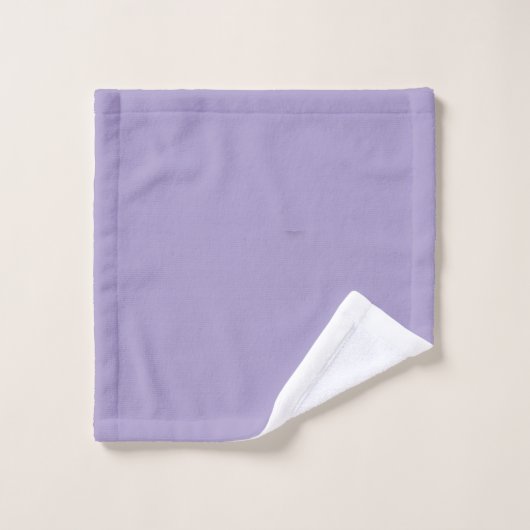 Elegant monogram lavendel bad handdoek (Wasdoekje)