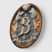 Elegant monogram letter B Koninklijke Familienaam Grote Klok (Hoek)