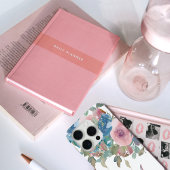 Elegant Monogram M Roze Aqua Waterverf Rozen Case-Mate iPhone Case