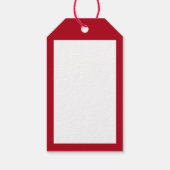 Elegant Monogram Medallion Cadeaulabel (Achterkant)