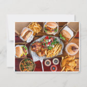 Elegant Monogram | Minimal Modern Photo Design Notitiekaartje (Achterkant)