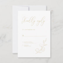 Elegant Monogram Minimalistisch Klassic Floral Wed