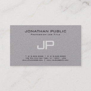 Elegant Monogram Minimalistische Sjabloon Luxurie Visitekaartje