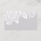 Elegant monogram minimalistische website Kaart inv Plaatskaartje (Achterkant)