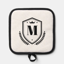 Elegant Monogram Naam Initiaal Letter Laurel Wreat