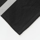 Elegant Monogram Naam Script Chique Bruiloft Keeps Fleece Deken (Hoek)