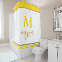 Elegant monogram naamschrift, vrouwelijk wit goud