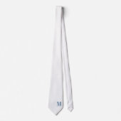 Elegant Monogram + Name Wedding Tie Stropdas (Voorkant)