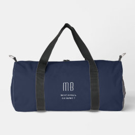 Elegant Monogram Navyblauw Plunjezak