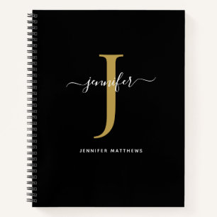 Elegant Monogram Notitieboek