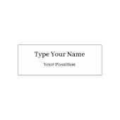 Elegant monogram ontwerp aangepaste zelfinkt  zelfinktende stempel (Design)