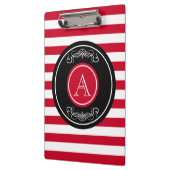 Elegant monogram ontwerp klembord (Links)