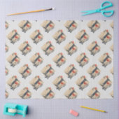 Elegant monogram ontwerp Letter I patroon 1 Tissuepapier (Craft)