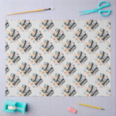 Elegant monogram ontwerp Letter M patroon 1 Tissuepapier (Craft)