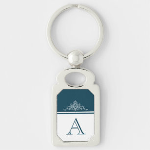 Elegant monogram ontwerp sleutelhanger