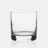 Elegant Monogram op maat Whisky Glas (Links)