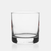 Elegant Monogram op maat Whisky Glas (Rechts)