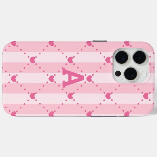 Elegant Monogram Persoonlijk Case-Mate iPhone Case (Achterkant (horizontaal))