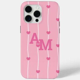 Elegant Monogram Persoonlijk iPhone 15 Pro Max Hoesje