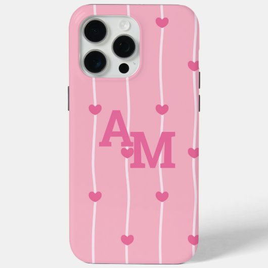 Elegant Monogram Persoonlijk Case-Mate iPhone Case (Achterkant)