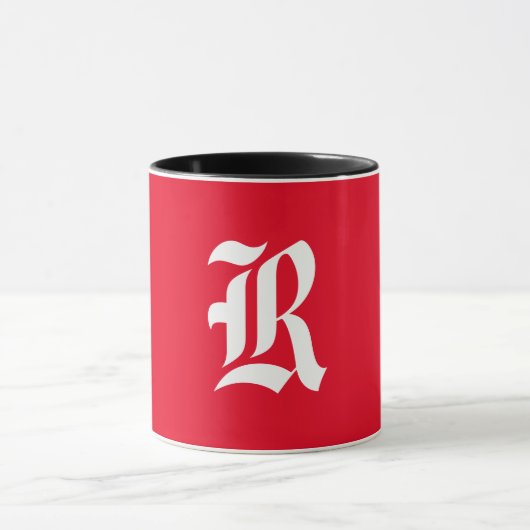 Elegant Monogram R Mok (Midden)