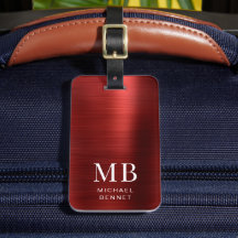 Elegant Monogram Rood