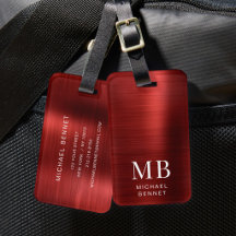 Elegant Monogram Rood