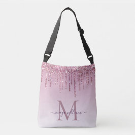 Elegant Monogram Roos Glitter Drivers Crossbody Tas